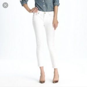 White Banana Republic Jeans Mid-Rise Skinny Ankle